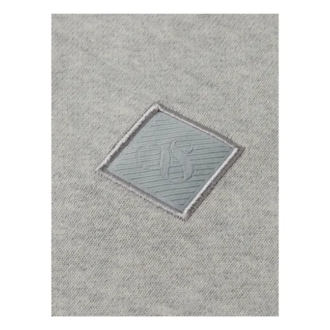 Insignia Sweat Logo | Gris Jaspeado