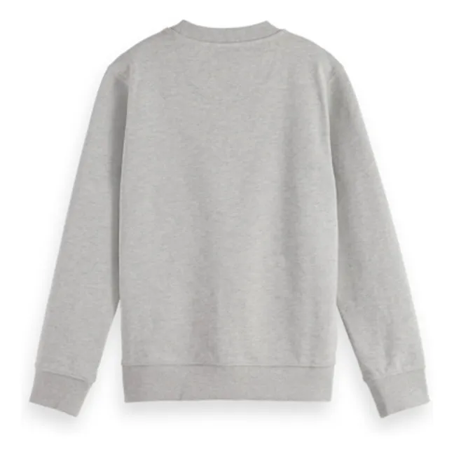 Insignia Sweat Logo | Gris Jaspeado