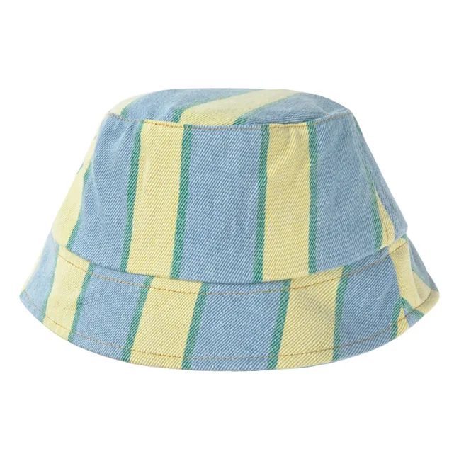 Striped Bob | Light blue