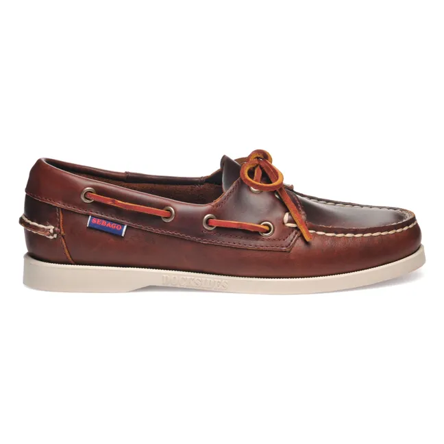 Docksides Portland Waxed Mokassins  | Braun