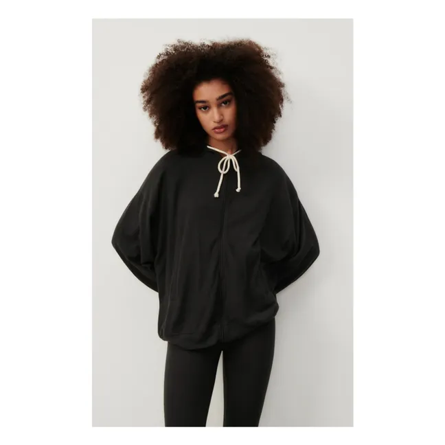 Hoodie mit Reißverschluss Ypawood | Kohle