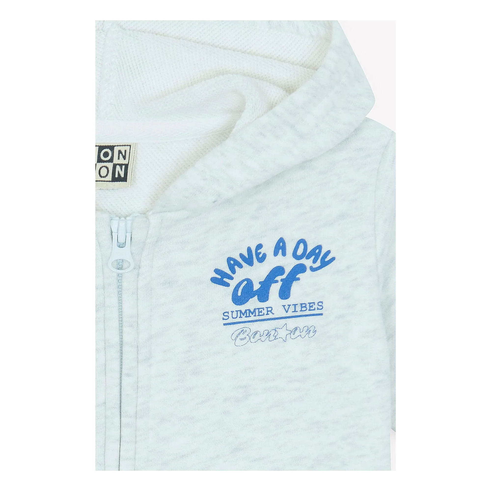 Sweat Capuche Chiné Lu Dayoff | Gris- Image produit n°4