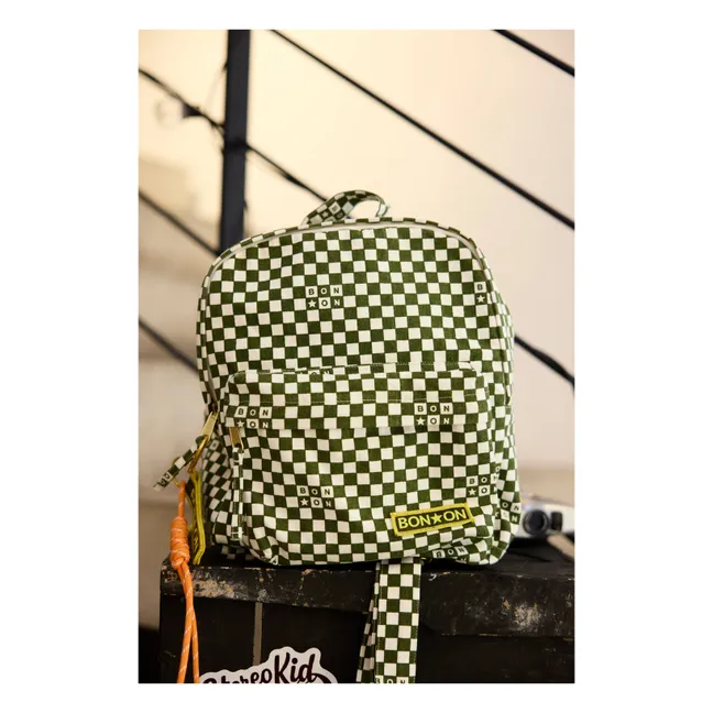 PM Carreaux Backpack | Khaki