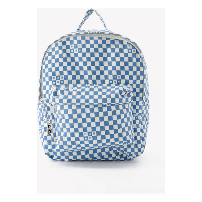 Mochila PM Carreaux | Azul índigo