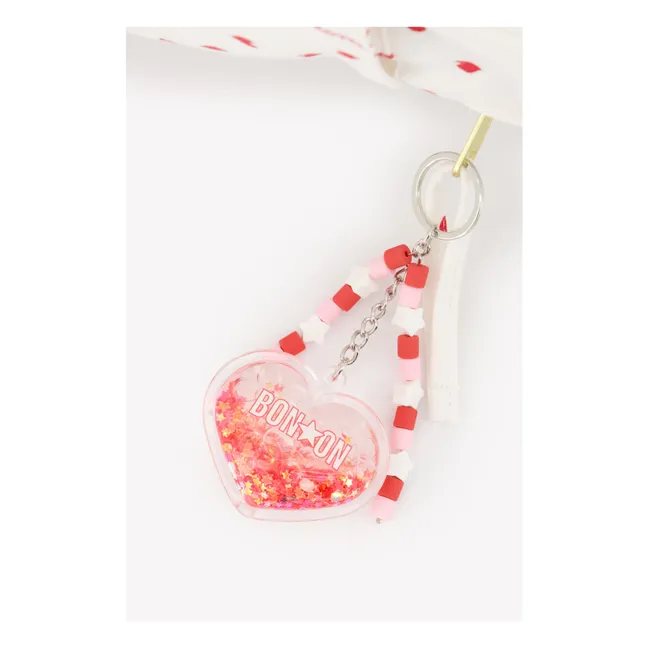 Mochila PM Corazones | Crudo