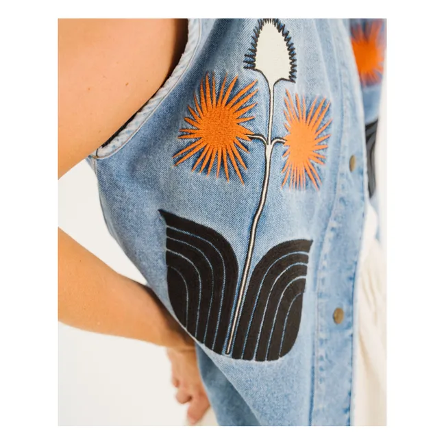 Veste Sans Manches Denim Edel | Bleu