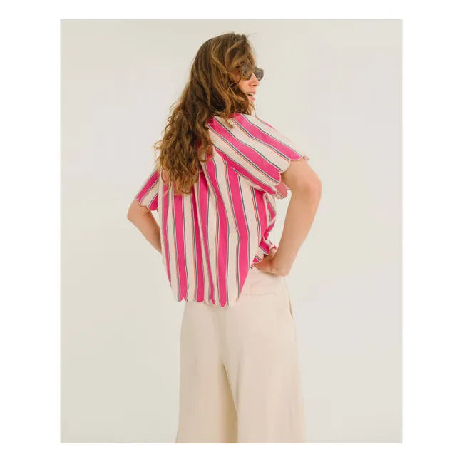 【専用】france soeur paris flower blouse Chic and Fluid High-End Cotton Blouses for Women - Soeur