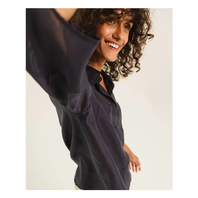 Eather shirt | Midnight blue