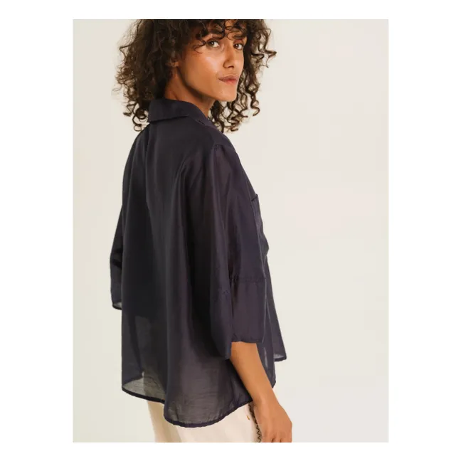 Eather shirt | Midnight blue