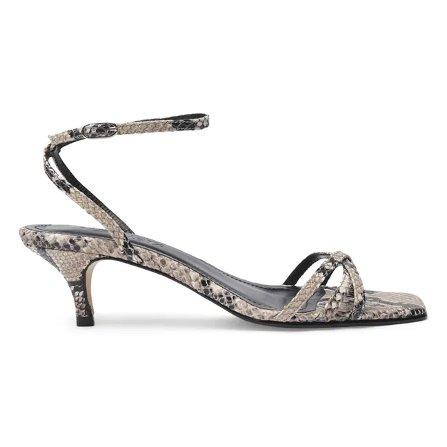 Sandalias Uma efecto serpiente | Gris