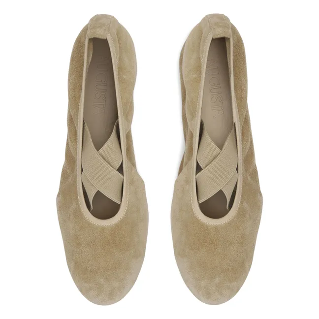 Ballerines Bettina Suède | Beige