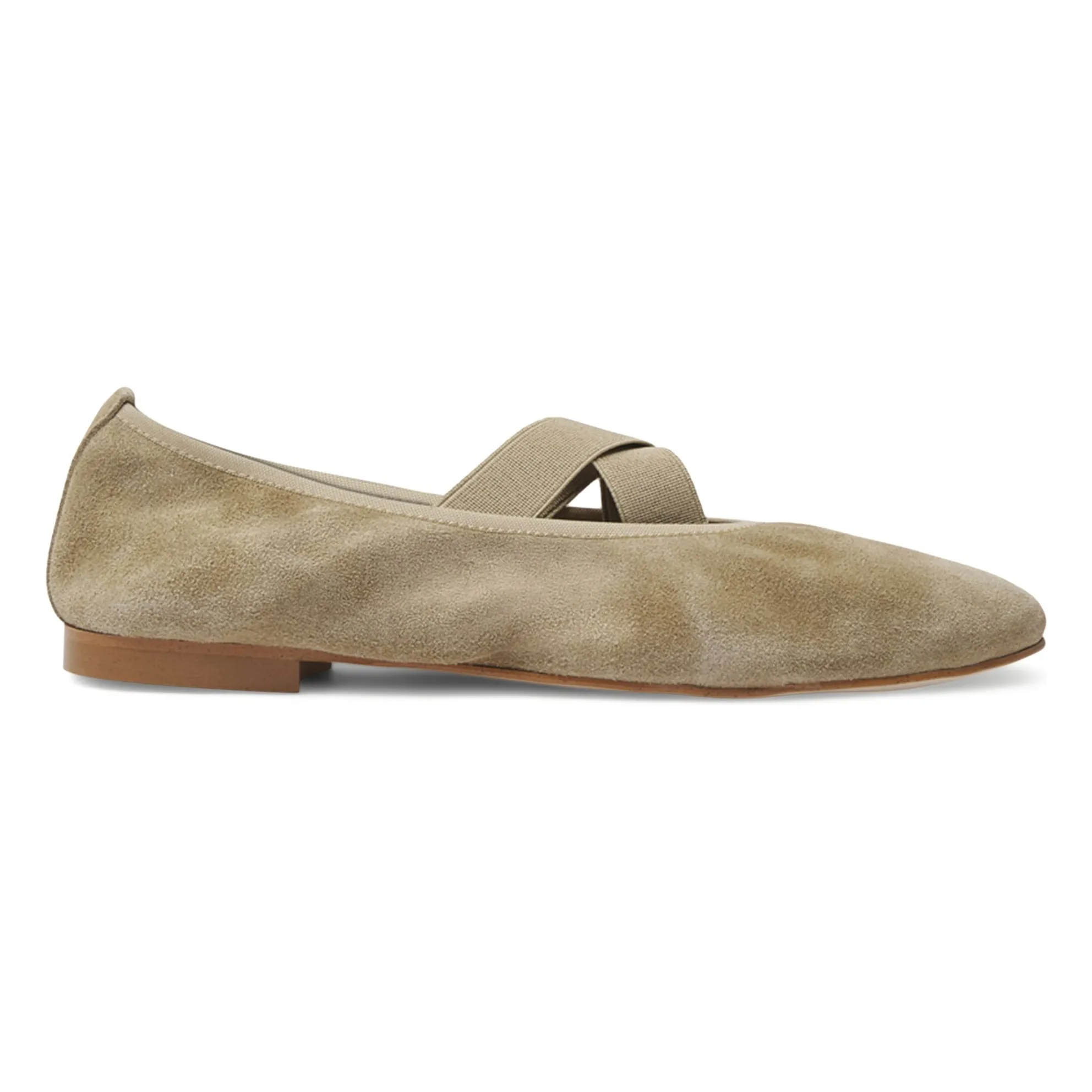 Augusta Beige Bettina Ballerinas Suede