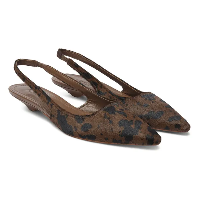 Slingback Harper Piel de becerro | Leopardo