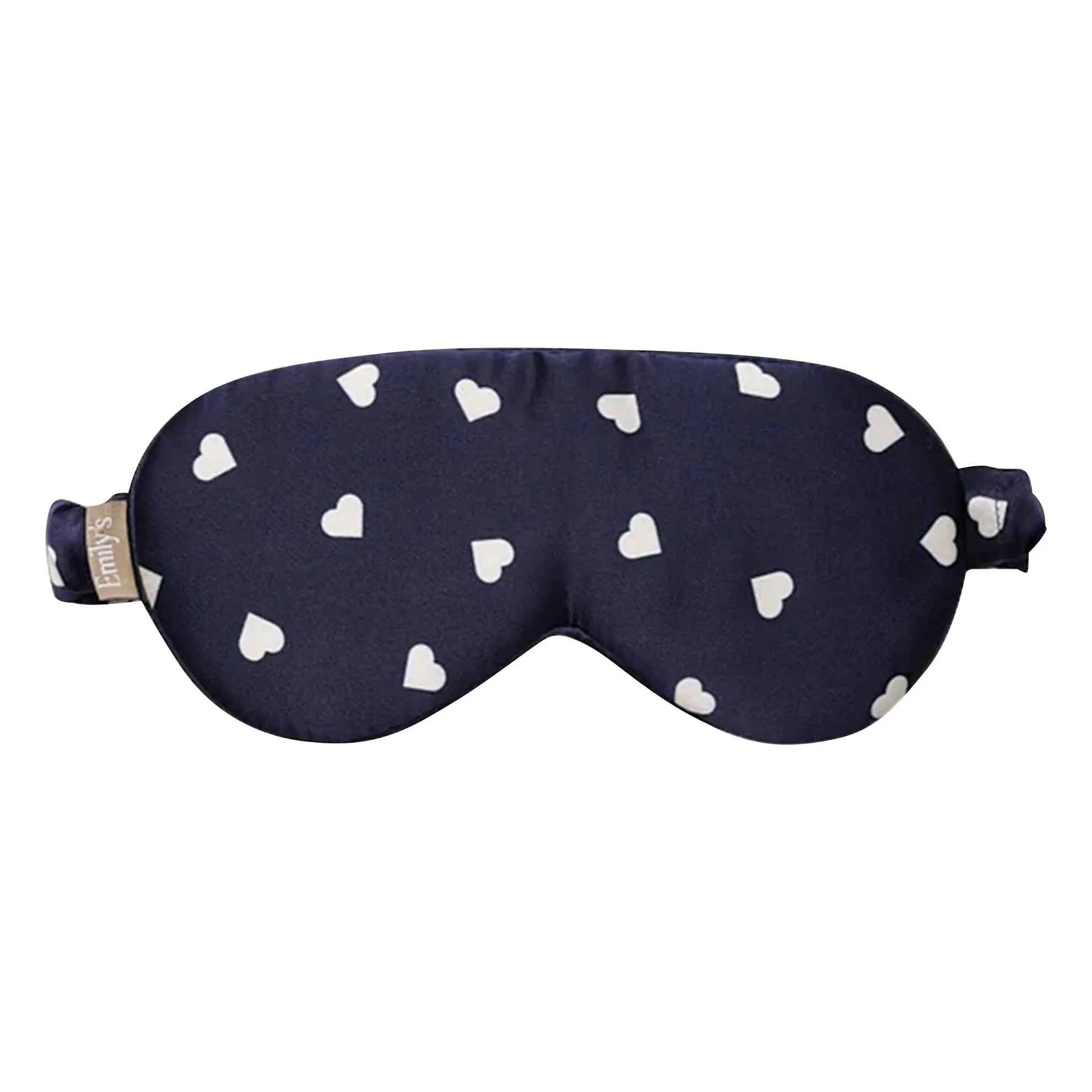 Emily's Pillow - Masque de sommeil en soie de mûrier imprimé cœur (Emily's Pillow) - Couverture