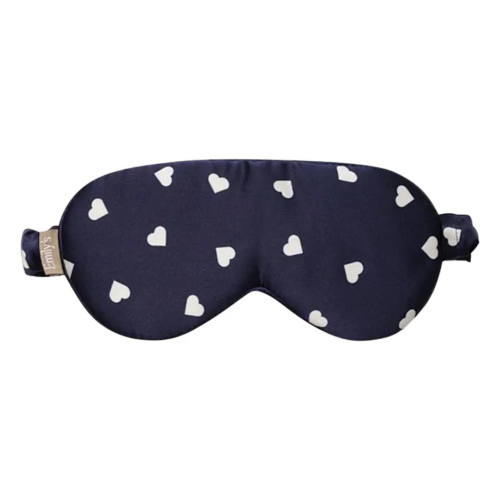 Emily's Pillow - Emily's Pillow - Masque de sommeil en soie de mûrier imprimé cœur