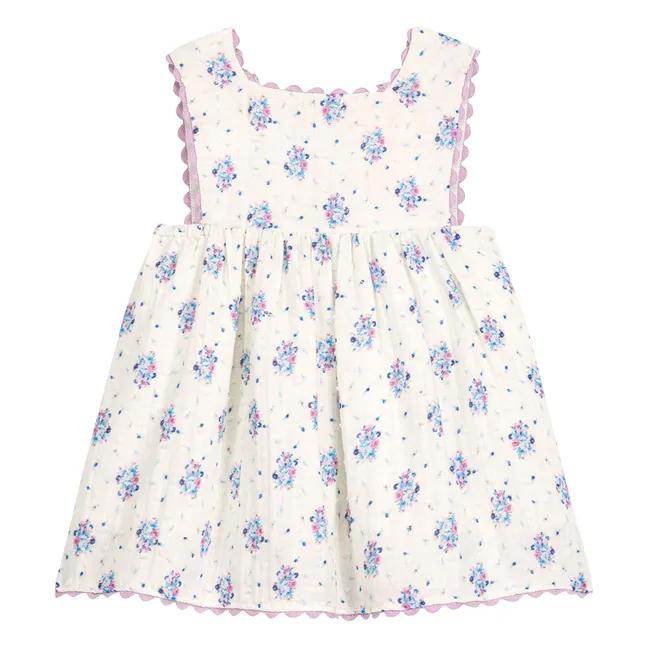 Aloisa Fleurie Apron Dress | Cream