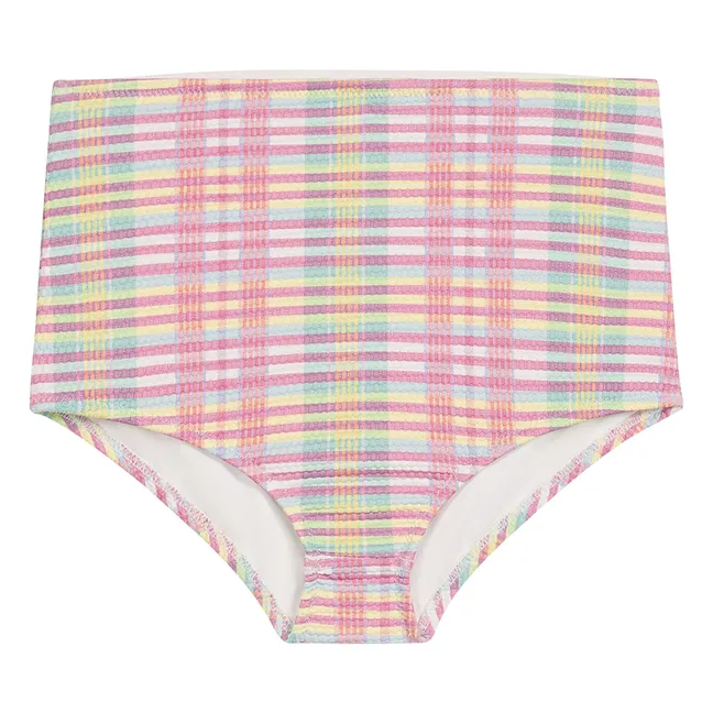 Long Sleeve Swimsuit Yani Carreaux Recycled Fibers | Pink