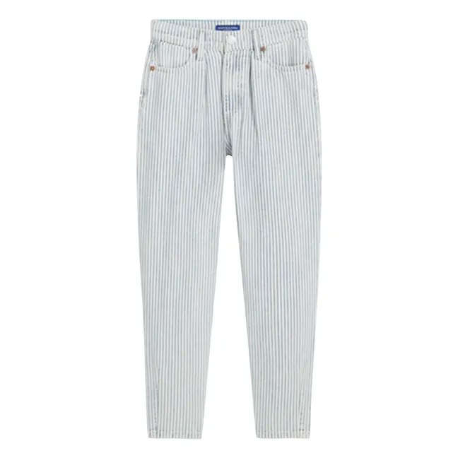 Jean Balloon The Flux Striped | Blue