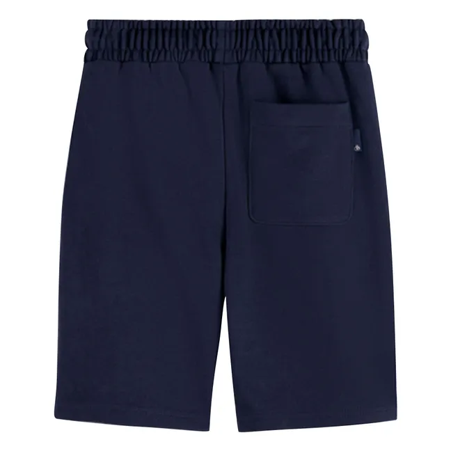 Short Jogger Logo Badge | Bleu marine