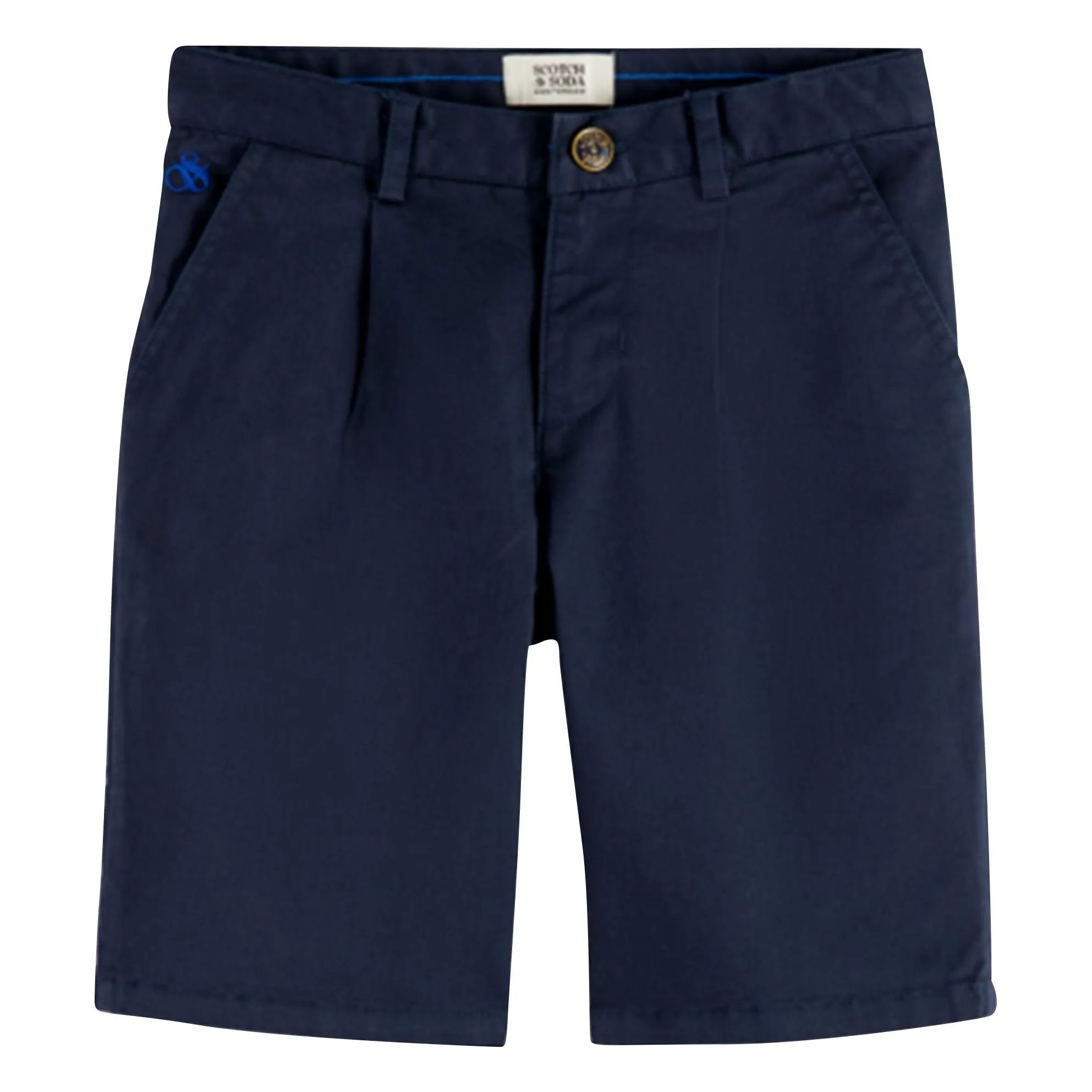 Scotch & Soda Navy Blue Classic Chino Shorts