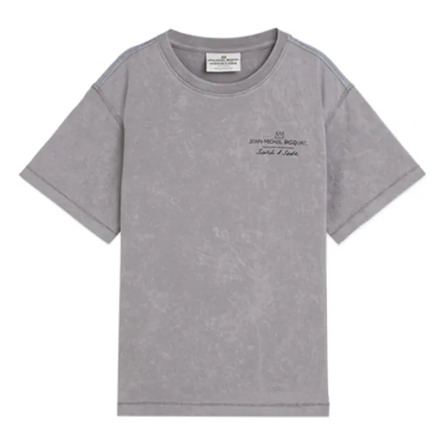 Camiseta Basquiat Artwork | Gris