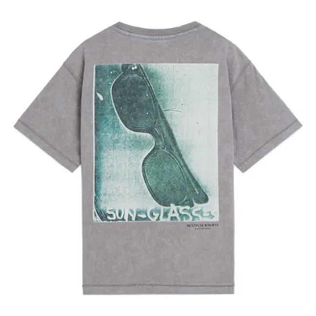 Camiseta Basquiat Artwork | Gris