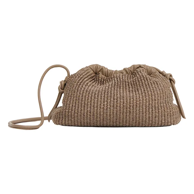 Cloud Clutch bag | Taupe brown