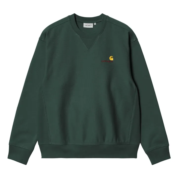 American Script sweatshirt | Green- Product image n°0