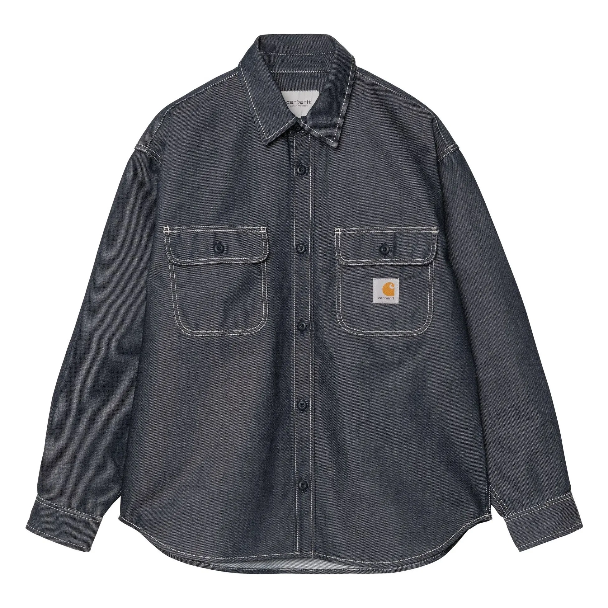 Carhartt Wip Vintage Blue Denim Tigan Shirt