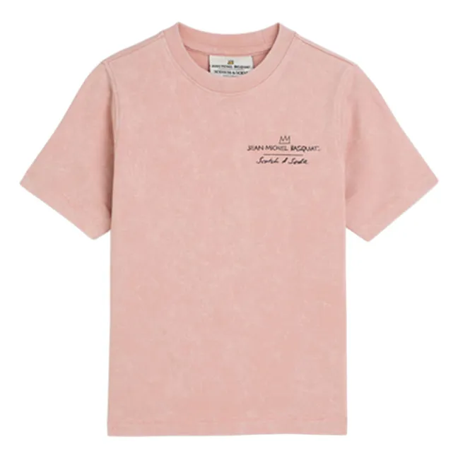 Basquiat Artwork T-shirt | Pale Pink
