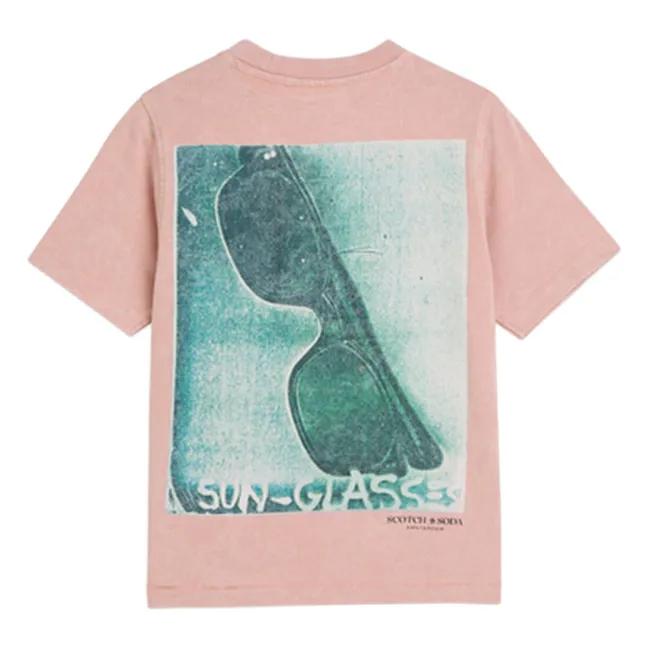 Camiseta Basquiat Artwork | Rosa Pálido