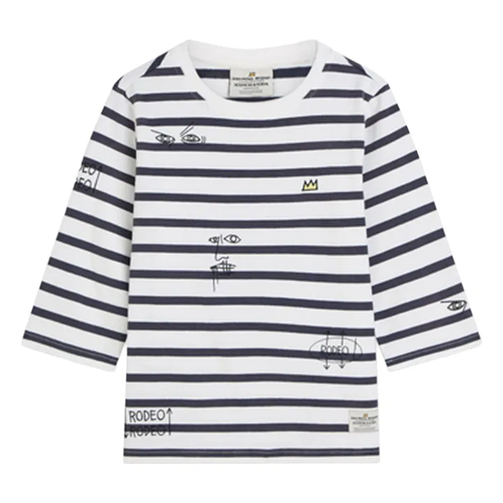 Camiseta Basquiat Breton Striped | Azul Marino- Imagen del producto n°0