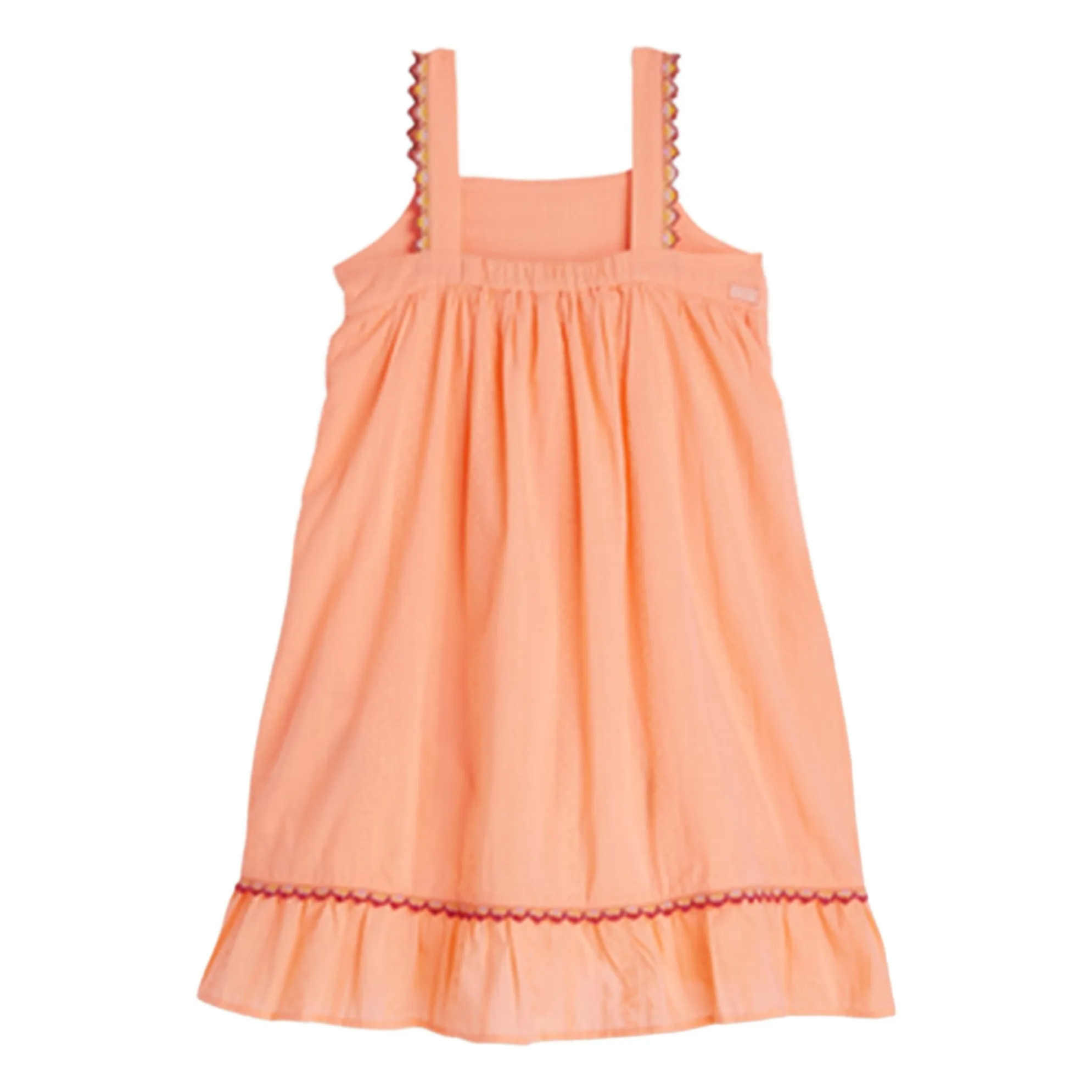 Robe Volants Sans Manches | Corail- Image produit n°2