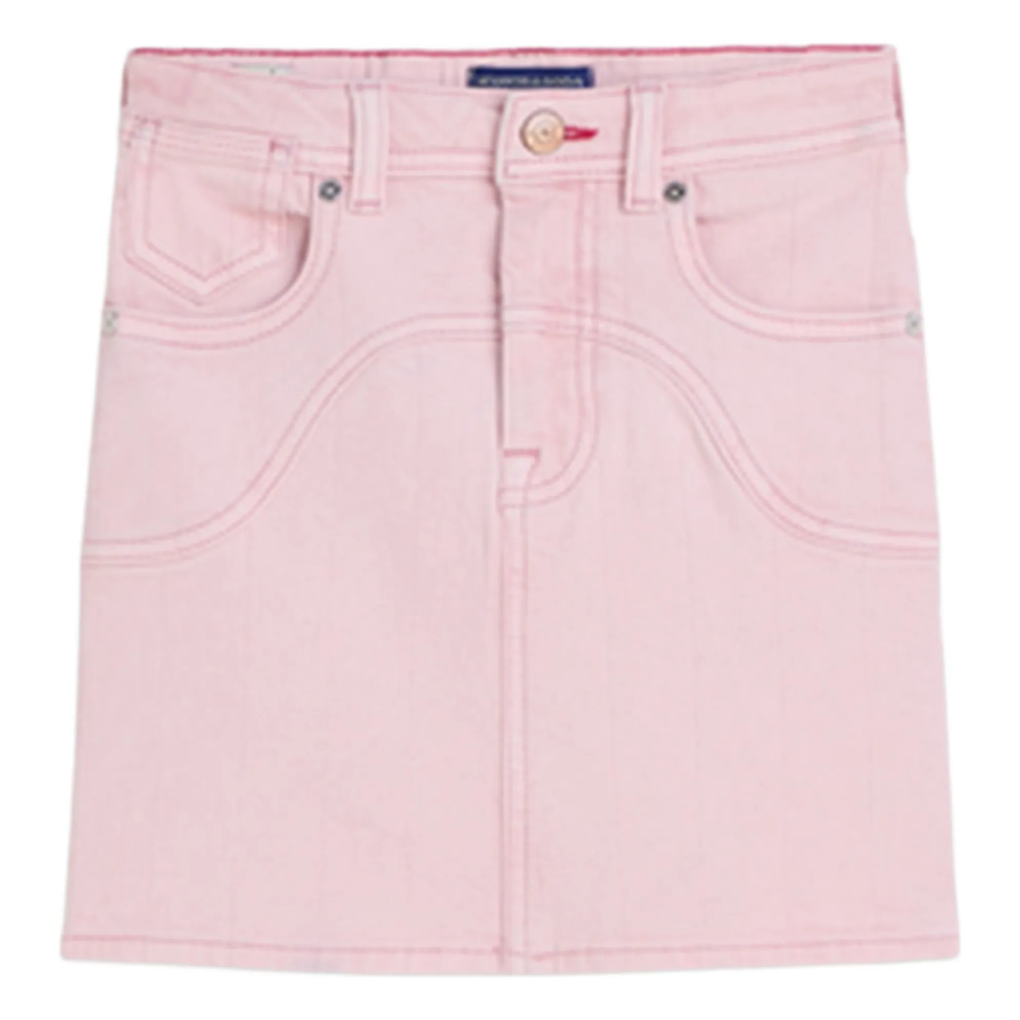 Scotch & Soda Pale Pink Denim Skirt