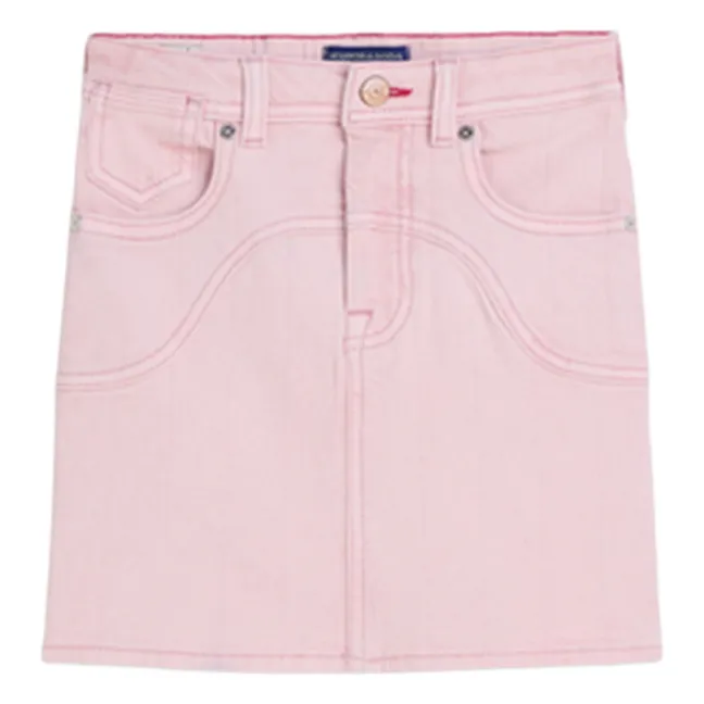 Jupe Denim | Rose pâle
