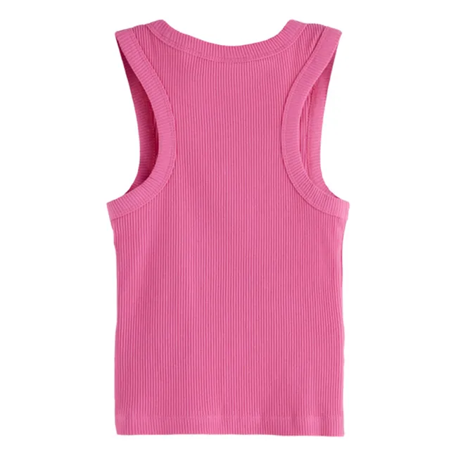 Ribbed Tank Top | Pink