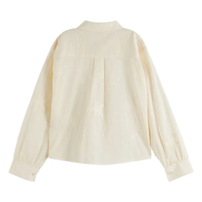 Embroidered Shirt | Ecru