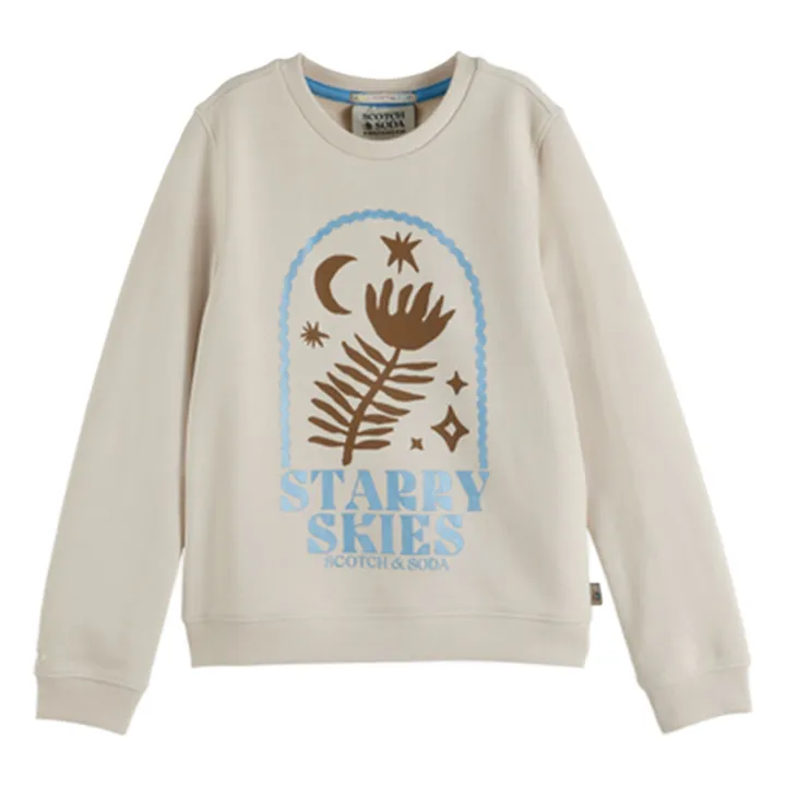 Sudadera Starry Skies Artwork Algodón orgánico  | Crudo- Imagen del producto n°0