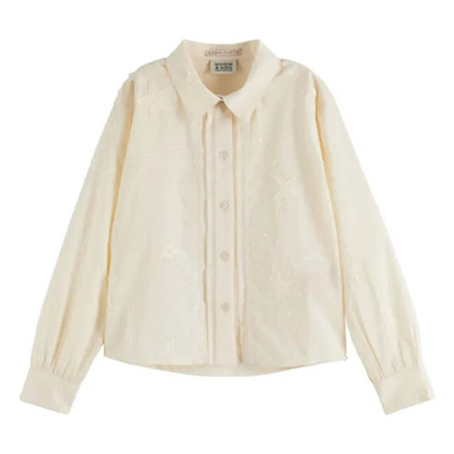 Camisa bordada | Crudo