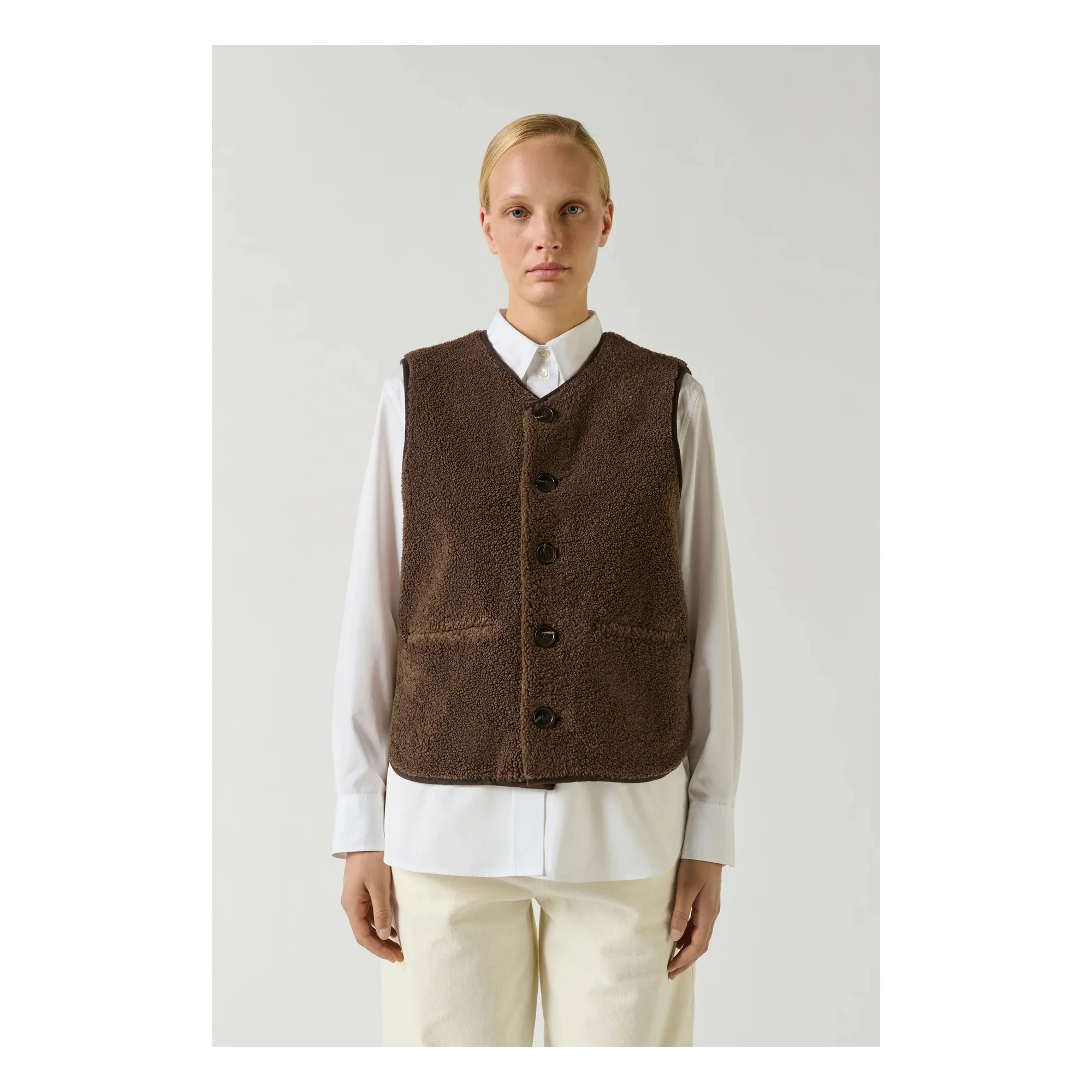 Soeur Brown Fusil Sherpa Jacket