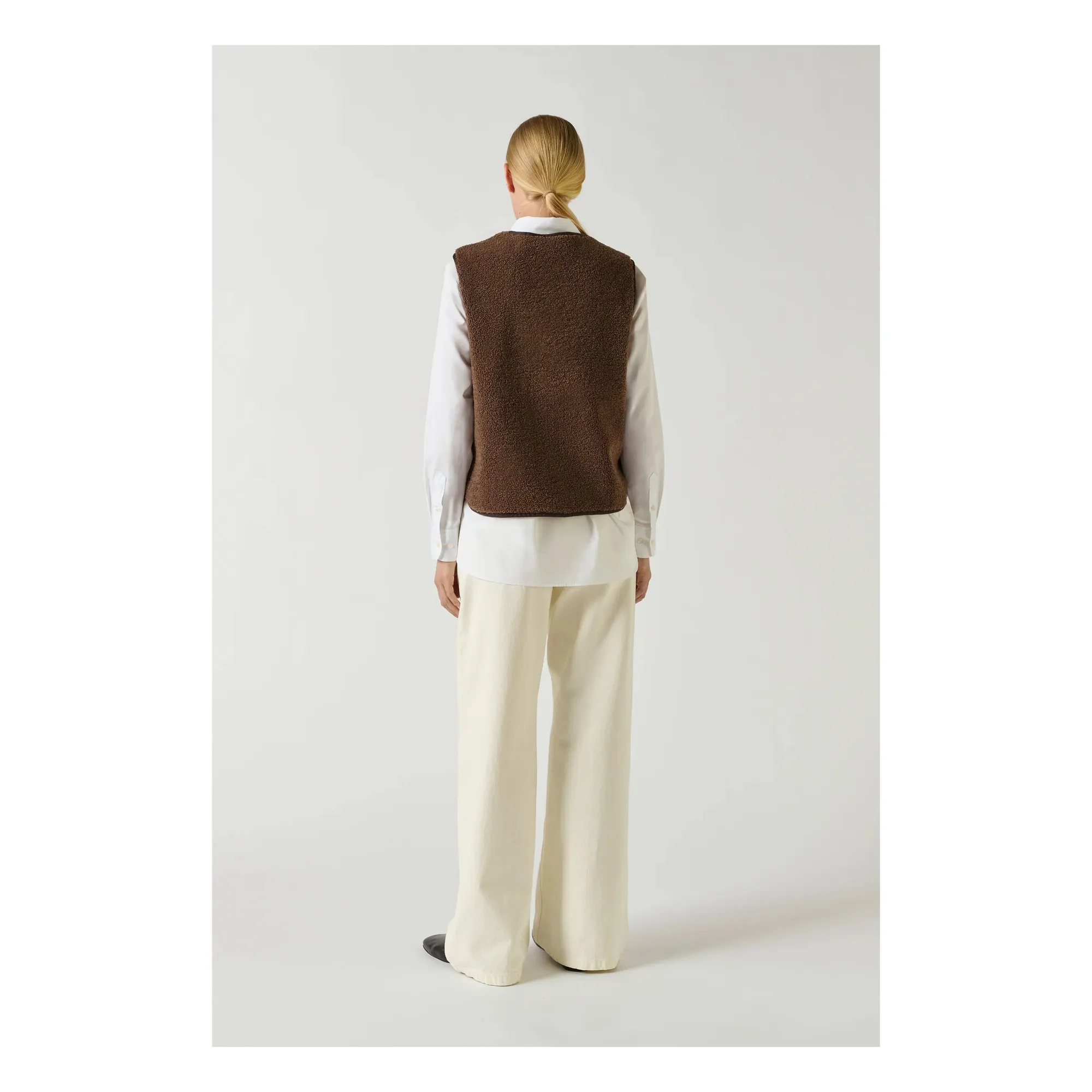 Fusil Sherpa Jacket | Brown- Product image n°2