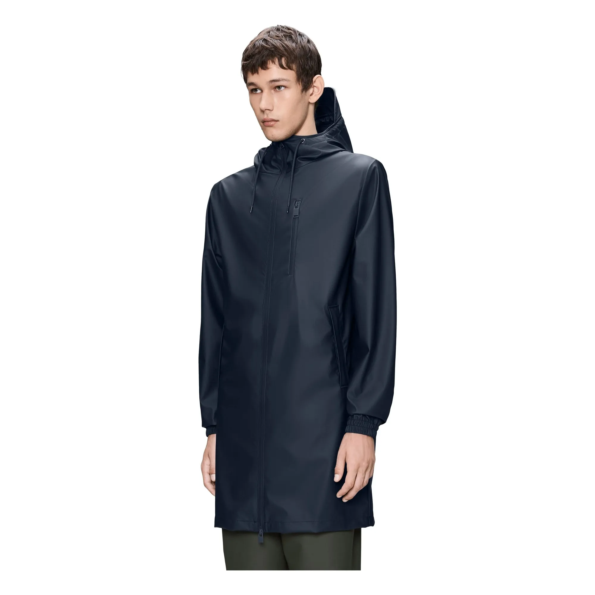 Veste Longue Storm Breaker W3 | Bleu marine- Image produit n°2