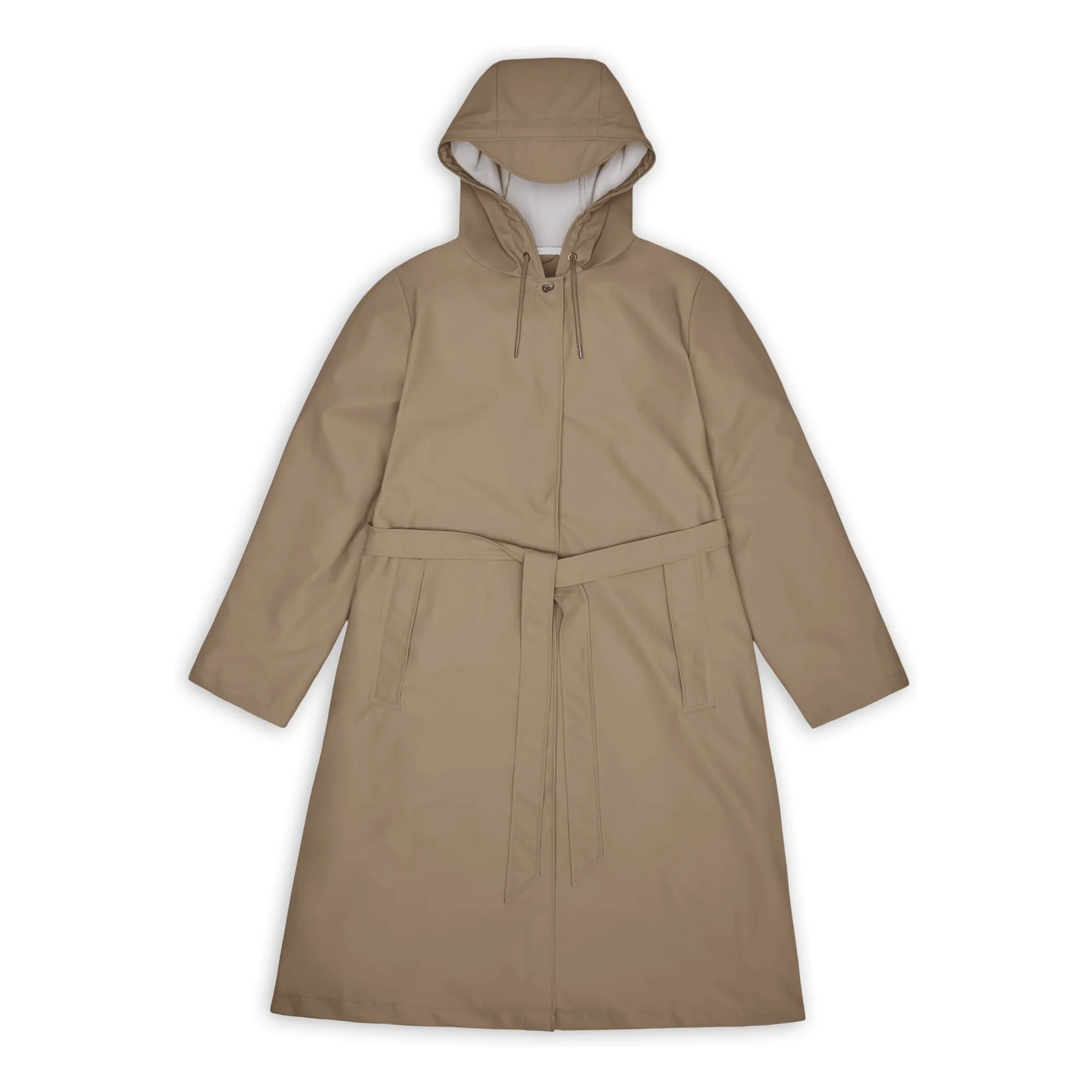 Veste Longue A-Line W3 | Beige- Image produit n°0