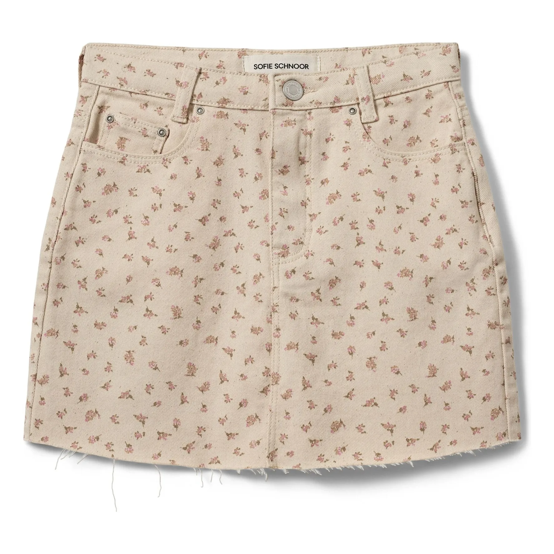 Cally Short Skirt | Beige- Product image n°0