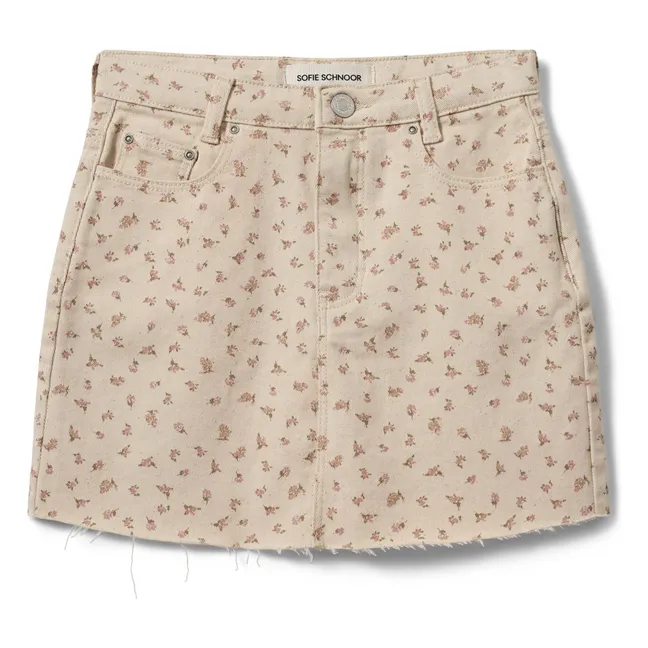 Cally Short Skirt | Beige