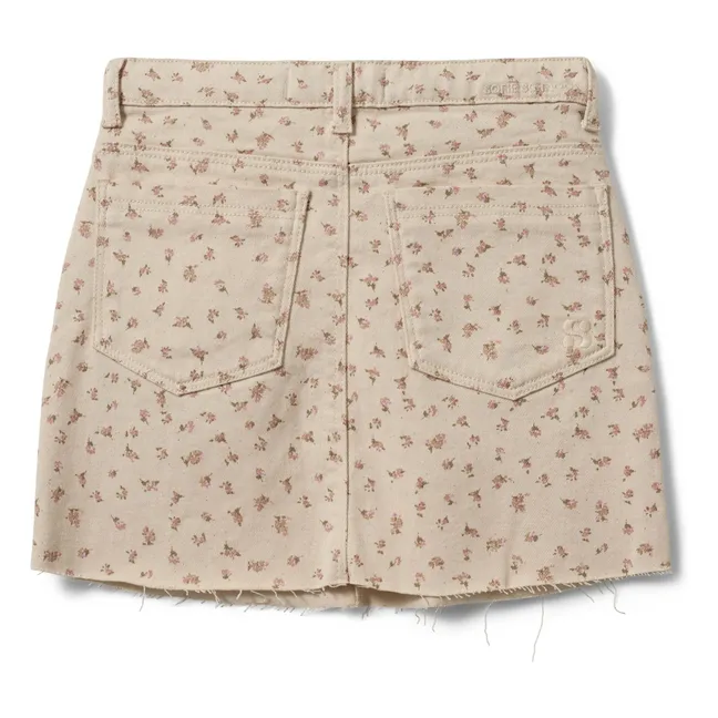 Cally Short Skirt | Beige
