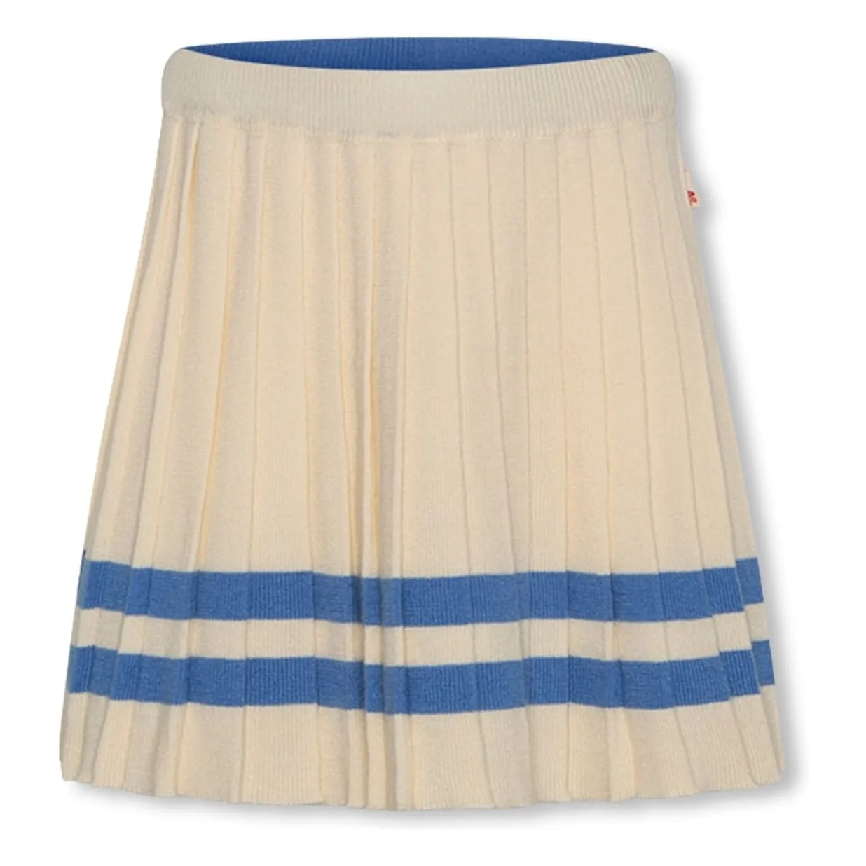 Ao76 Ivory Julie Bandes Pleated Skirt
