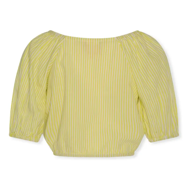 Blusa Neha de rayas | Amarillo