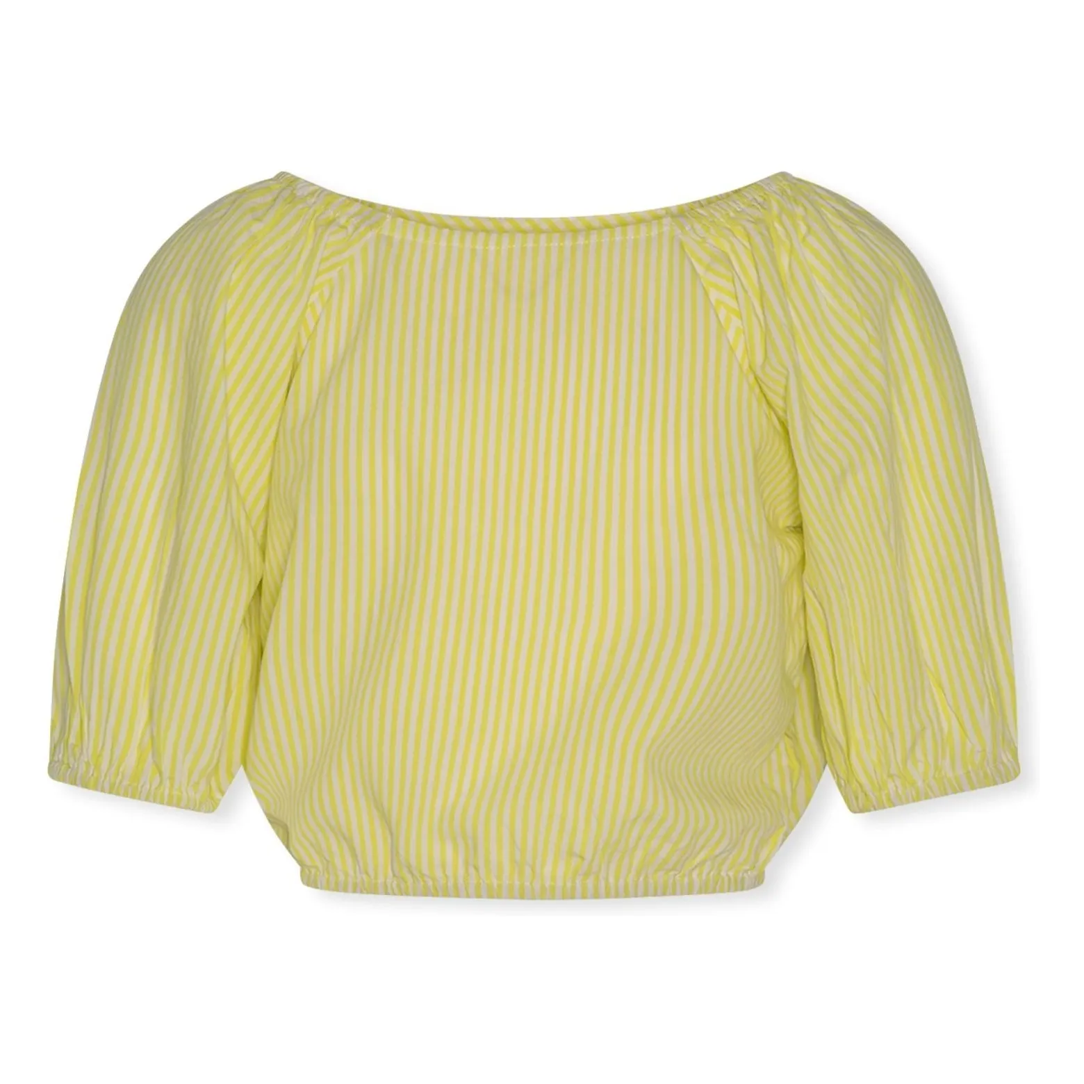 Ao76 Yellow Striped Neha Blouse