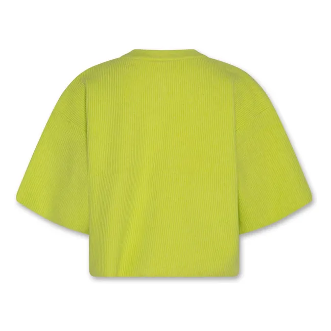 Cardigan Vega | Jaune fluo